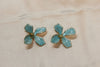 Floral Statement Earrings – Gloss Petal Designer Earrings for Women