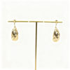 Textured Gold Hoop Stud Earrings – Bold Statement Jewellery for Women