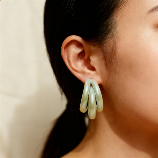 Twisted Hoop Earrings – Trendy Statement Style | BME