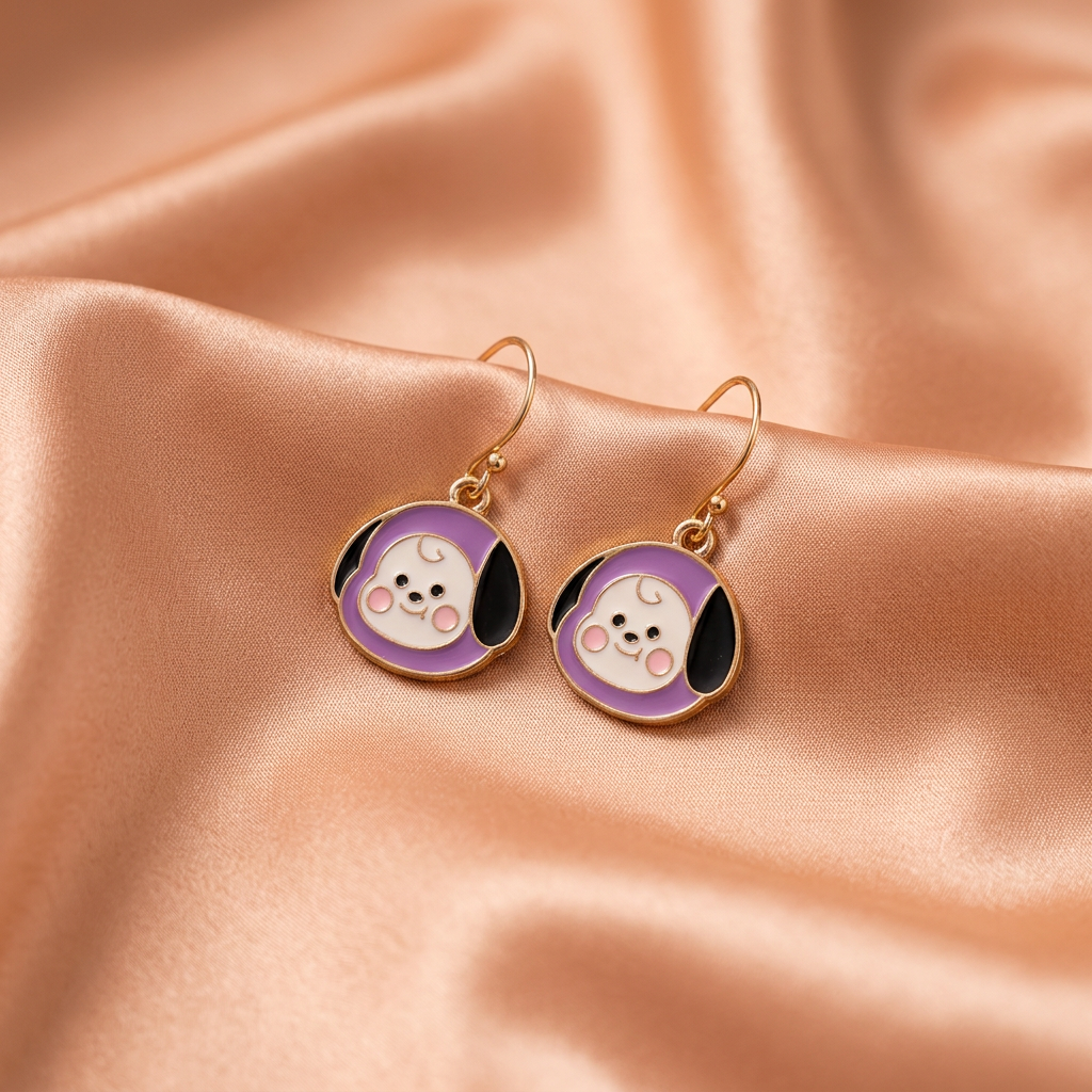 Cute Cartoon Earrings for Kids