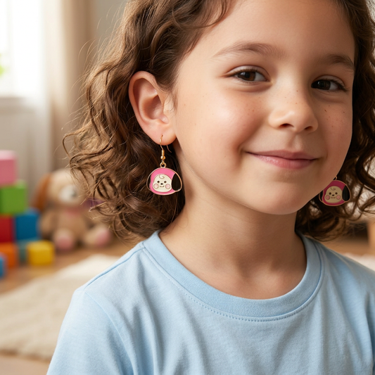 Cute Cartoon Earrings for Kids