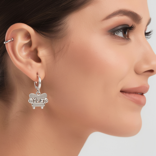 Vintage Earrings ( sofa )– Quirky Jewellery
