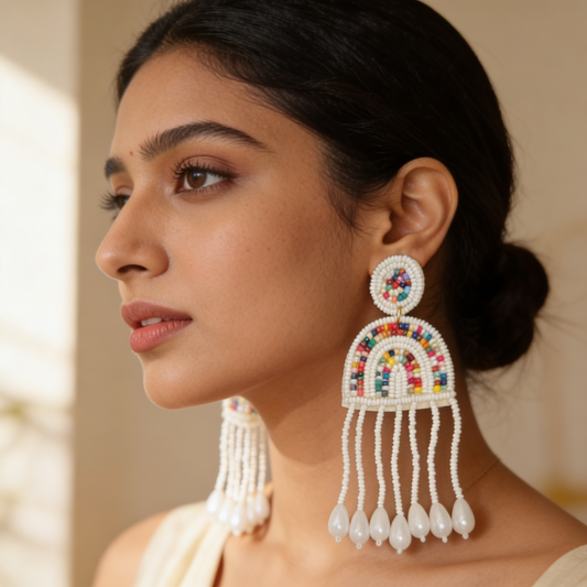 Rainbow Beach Drops Earrings