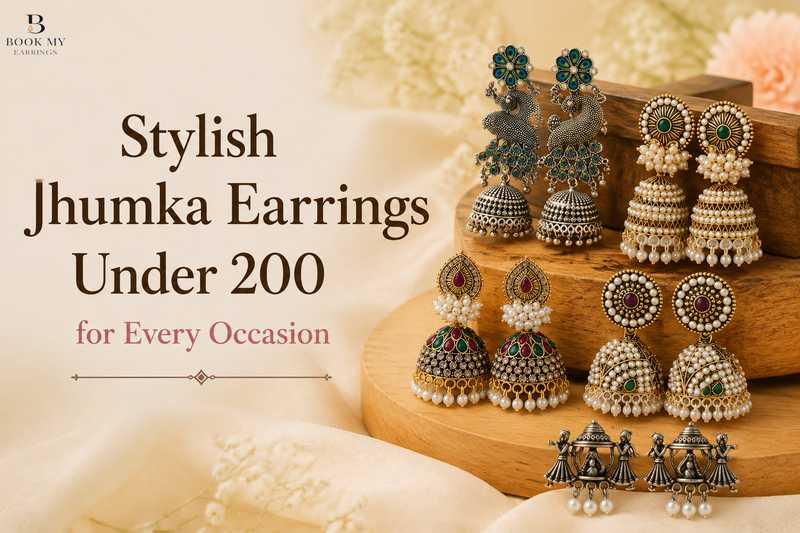Stylish Jhumka Earrings Under 200 for Every Occasion | BME