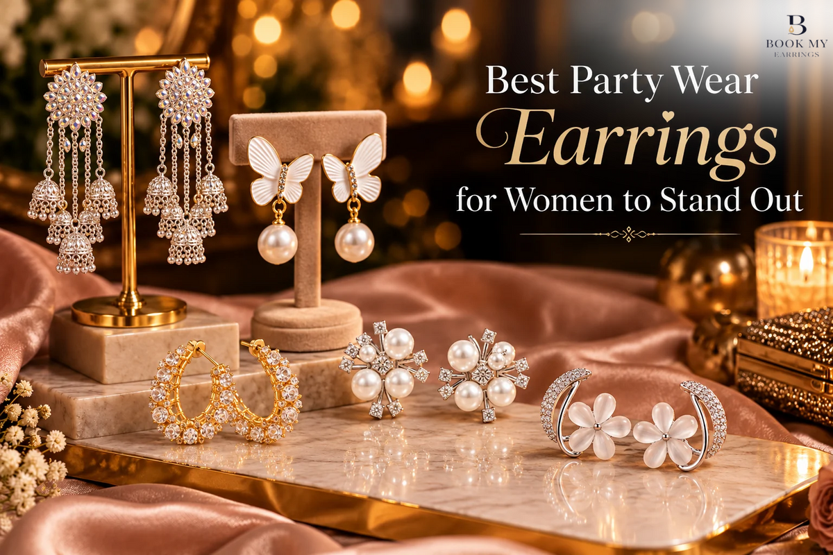 Best Party Wear Earrings for Women to Stand Out | BME