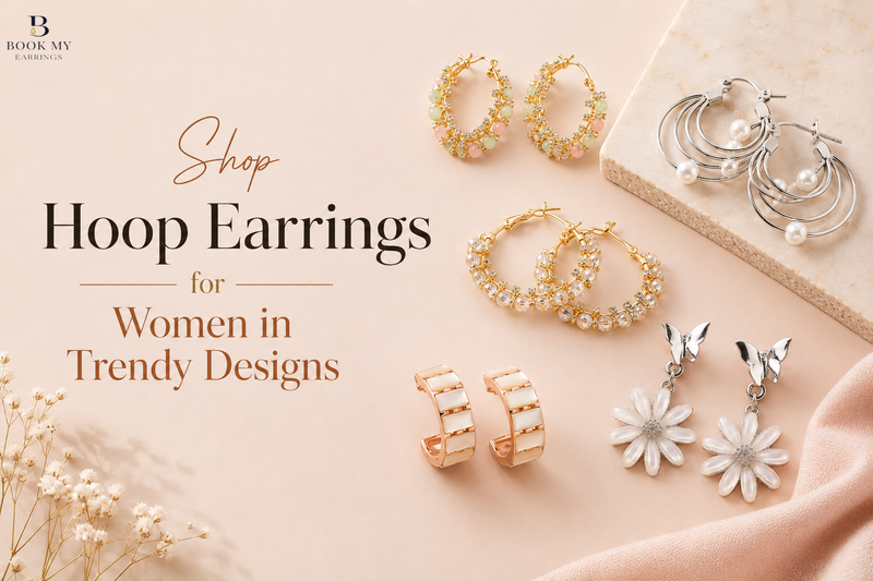 Shop Hoop Earrings for Women in Trendy Designs | BME