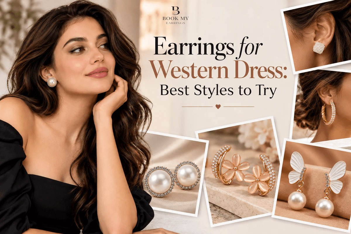 Earrings for Western Dress: Best Styles to Try | BME