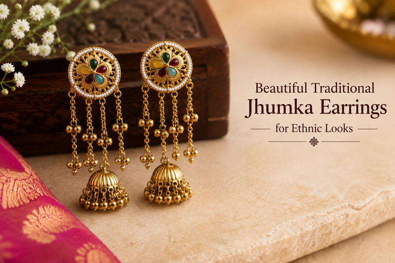 Beautiful Traditional Jhumka Earrings for Ethnic Looks | BME