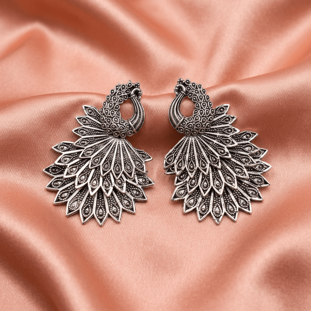 Oxidised Earrings