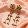 Multicolor Kundan Chain Drop Earrings | BME