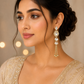 Gold-Toned Kundan Tassel Earrings