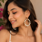 Pearl & Seashell Hoop Earrings