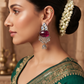 Oxidised Silver Jhumka Earrings
