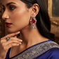 Oxidized Silver Jhumka Earrings for Women