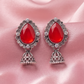 Oxidized Silver Jhumka Earrings for Women