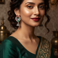 Multicolour Stone Studded Oxidised Silver Jhumka Earrings for Women