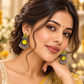 Oxidised Silver Ghungroo Drop Earrings for Women