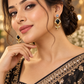 Gold Plated Crystal Floral Drop Earrings