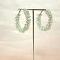 Elegant Pearl Beaded Earrings with Hook Clasp