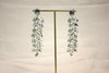 Crystal Leaf Drop Earrings – Stone Statement Dangle Earrings India