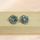 White Flower Stud Earrings – Elegant Feminine Jewelry