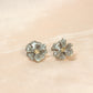 White Flower Stud Earrings – Elegant Feminine Jewelry