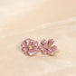 White Flower Stud Earrings – Elegant Feminine Jewelry