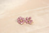 White Flower Stud Earrings – Elegant Feminine Jewelry