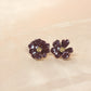 White Flower Stud Earrings – Elegant Feminine Jewelry