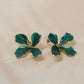 Floral Statement Earrings – Gloss Finish Designer Petal Earrings