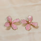 Floral Statement Earrings – Gloss Finish Designer Petal Earrings