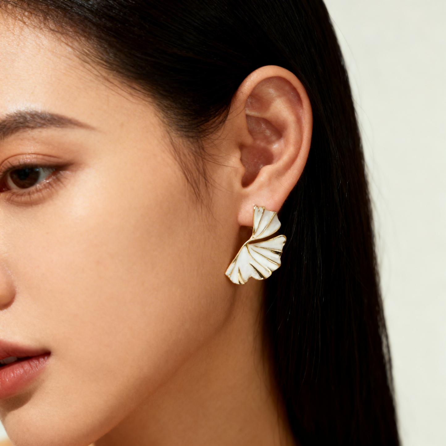 Golden Yellow Leaf Statement Earrings – Bold & Elegant Jewelry- Stainless Steel