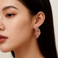 Golden Yellow Leaf Statement Earrings – Bold & Elegant Jewelry- Stainless Steel