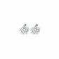 Elegant White Leaf Cluster Stud Earrings – Minimalist Chic Jewelry