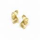 Gold Leaf Statement Earrings – Sculpted Petal Luxe Design