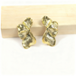 Gold Leaf Statement Earrings – Sculpted Petal Luxe Design