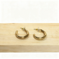 Textured Gold Hoop Earrings – Chic Everyday Jewelry