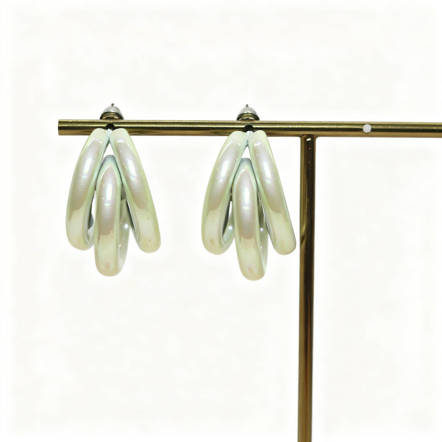 Twisted Hoop Earrings – Trendy Statement Style