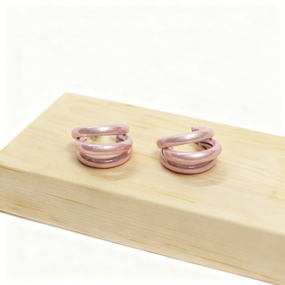 Twisted Hoop Earrings – Trendy Statement Style