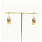 Textured Gold Hoop Stud Earrings – Chic Statement Jewelry