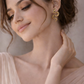 Golden Snake Statement Earrings – Textured Luxe Drop Design- Stainless Steel