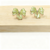 Yellow Bow Stud Earrings – Playful Enamel Earrings for Women