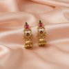 Antique Gold Multicolor Stone Jhumka Earrings – Stainless Steel India