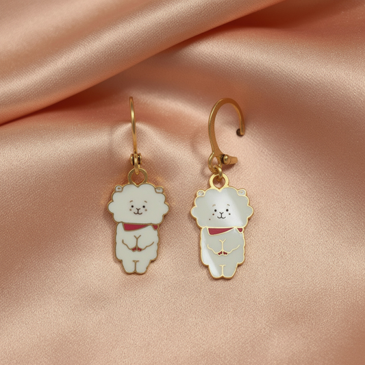 Cute Puppy Earrings – for Kids