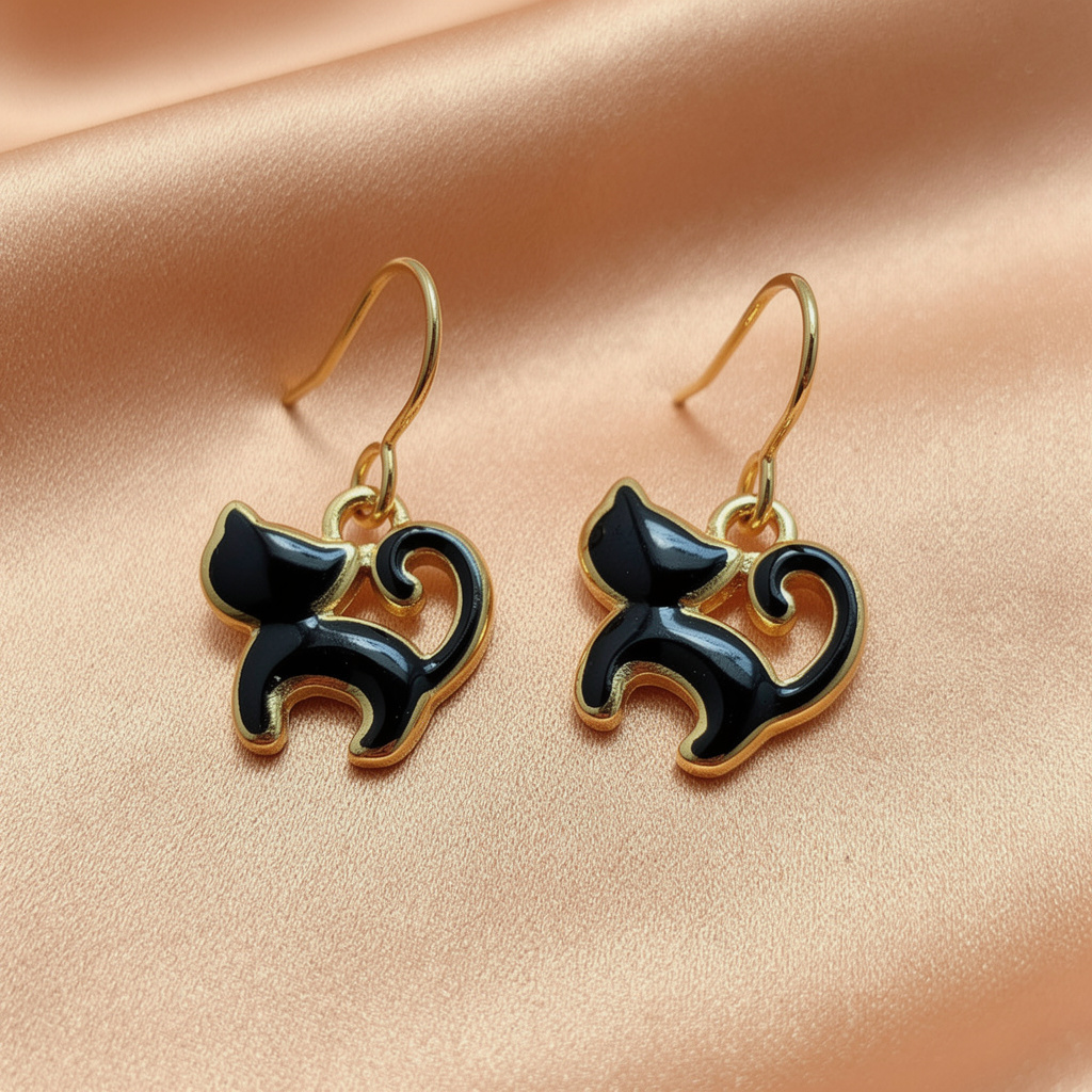 Cat Earrings - Kids Statement Earrings