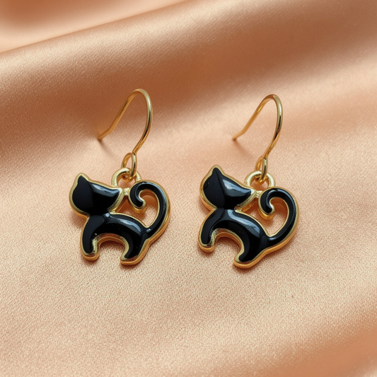 Cat Earrings - Kids Statement Earrings