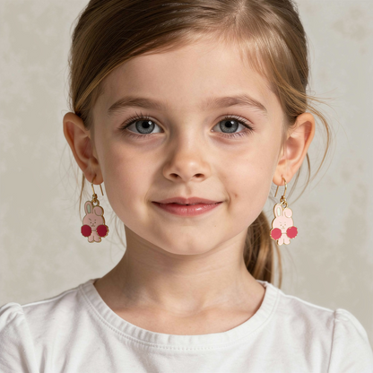 Cute Puppy Earrings – for Kids