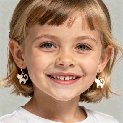 Cat Earrings - Kids Statement Earrings
