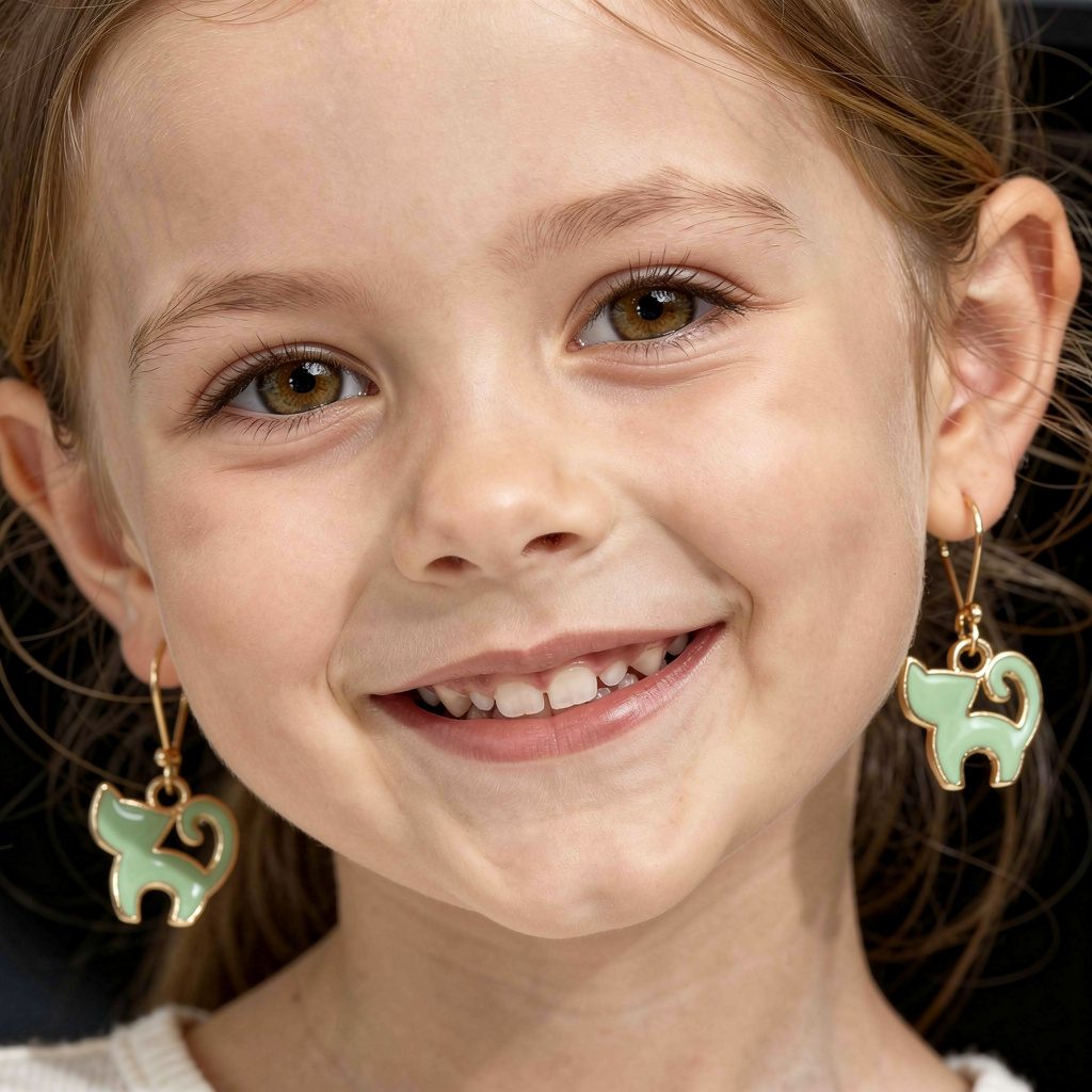 Cat Earrings - Kids Statement Earrings