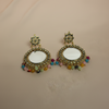Traditional Kundan Mirror Pendant Necklace – Ethnic Statement Jewellery India